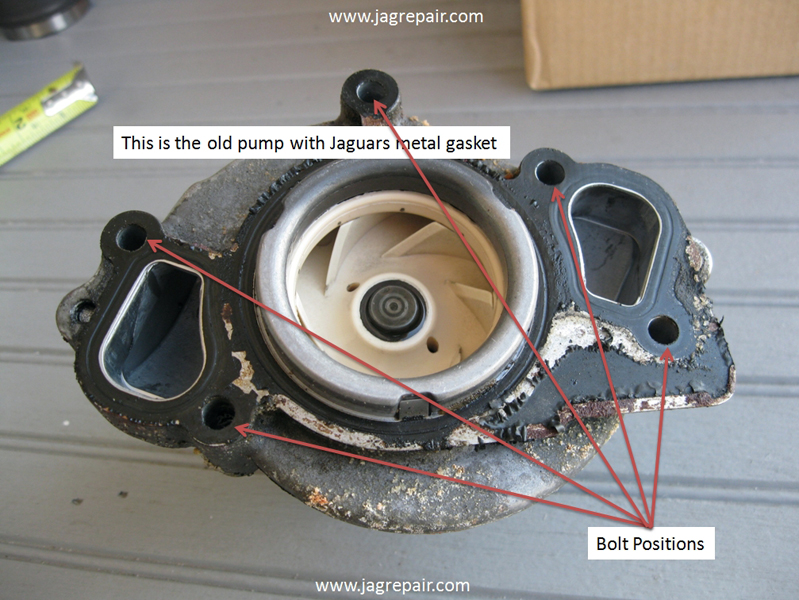 2013 jaguar xj water shop pump replacement