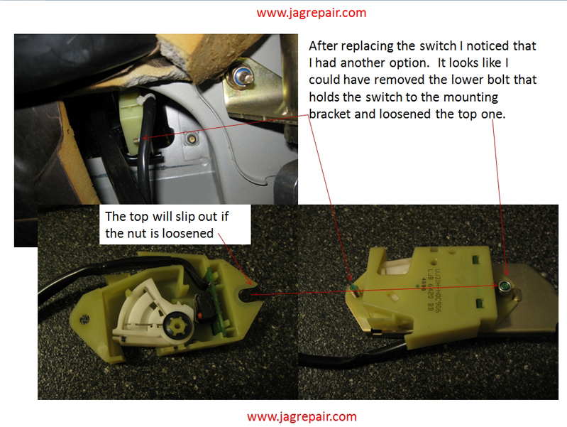 Jaguar xf brake light switch deals replacement